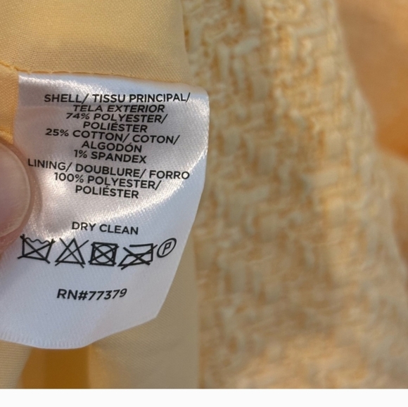 NWT Ann Taylor Yellow Sheath Midi Dress - Picture 5 of 7